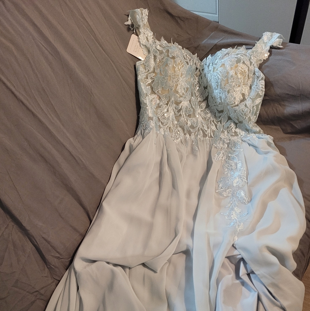 JJs House Mist Lace Dress